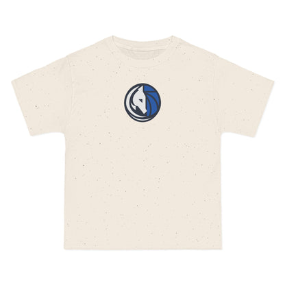 Dallas Basketball Heavyweight Tee — Natural, Navy, White & Royal