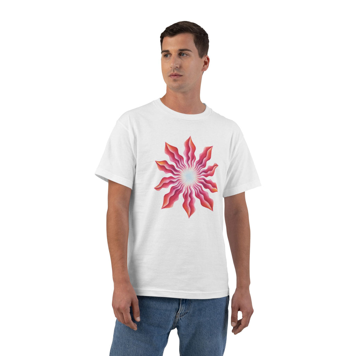 plate 195 beefy tee - White