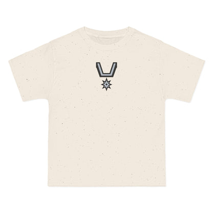 San Antonio Basketball Heavyweight Tee — Natural, Black & Grey