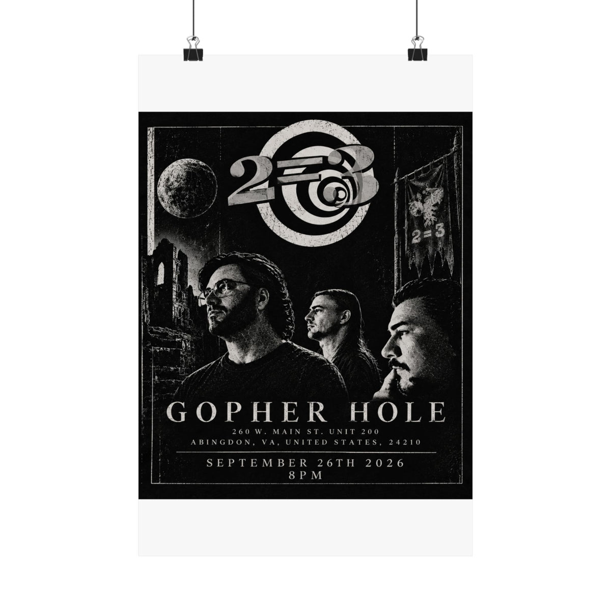 Matte Vertical Posters by 2equals3