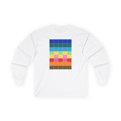 plate 268 long sleeve tee - White