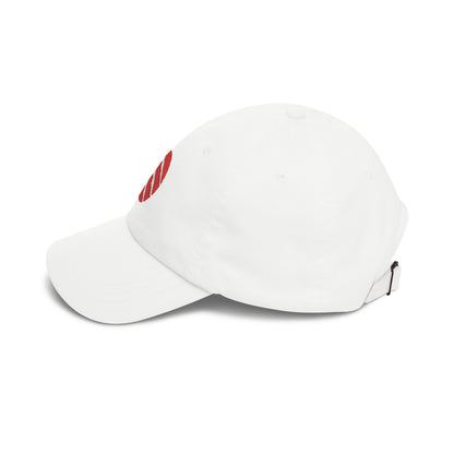 Toronto Basketball Dad Cap — Embroidered, Red & White