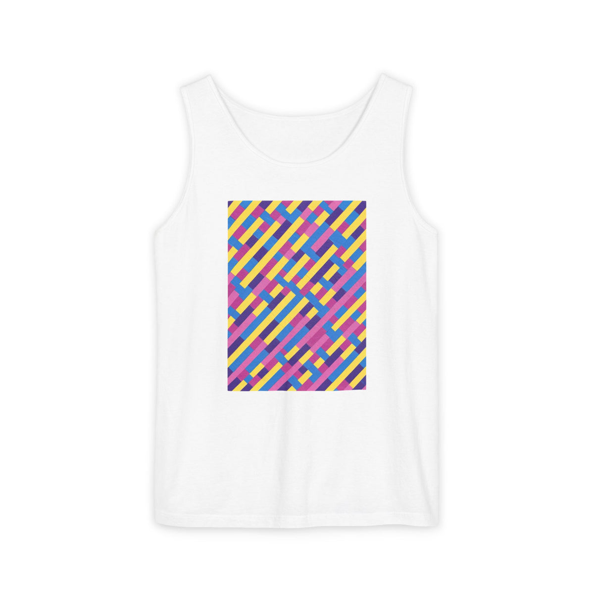 plate 347 tank - White