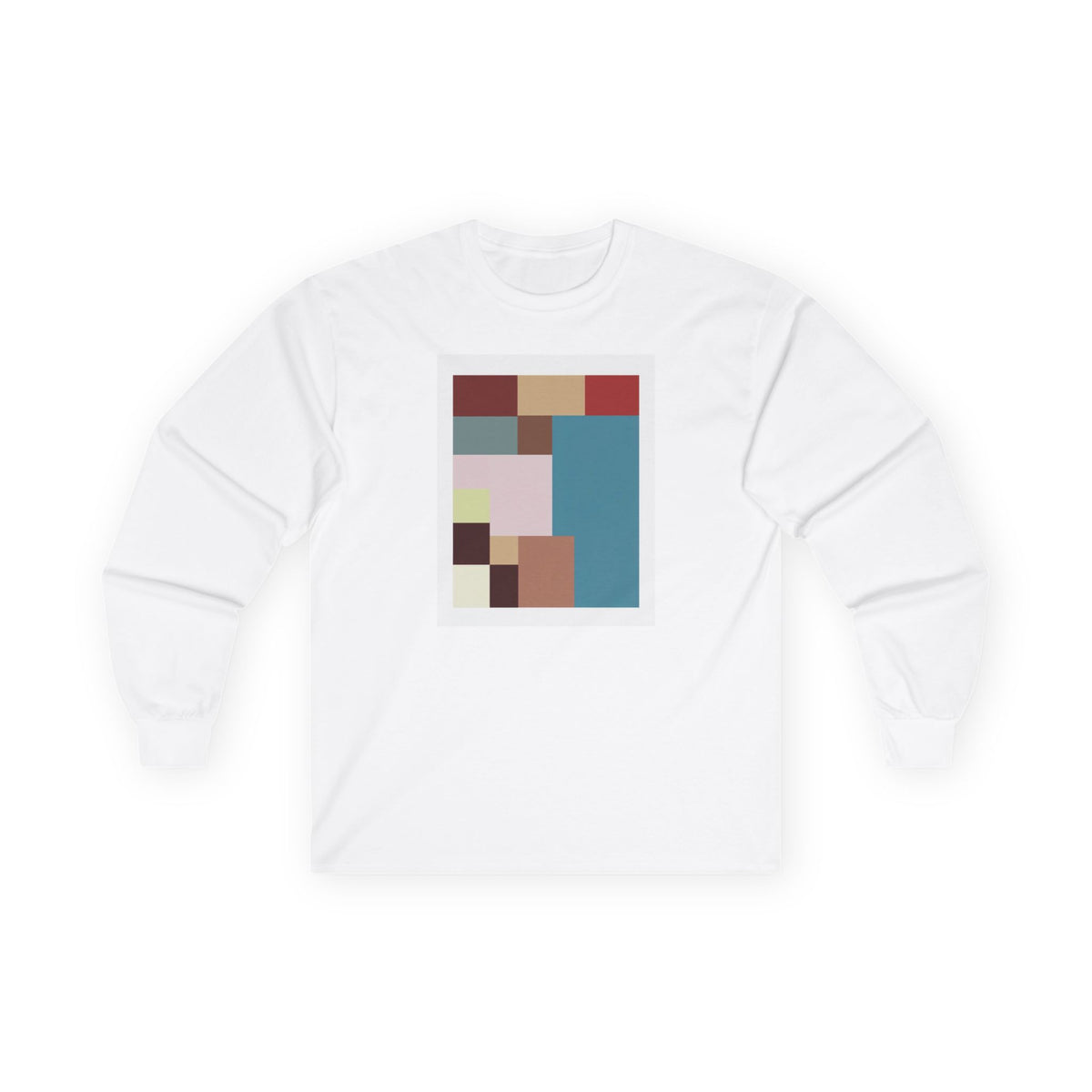 plate 337 long sleeve tee - White