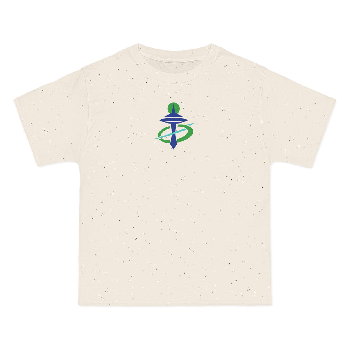 Seattle Soccer Heavyweight Tee — Natural, Kiwi Green, Royal & Grey