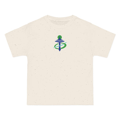 Seattle Soccer Heavyweight Tee — Natural, Kiwi Green, Royal & Grey