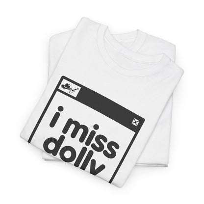 i miss dolly error tee - White