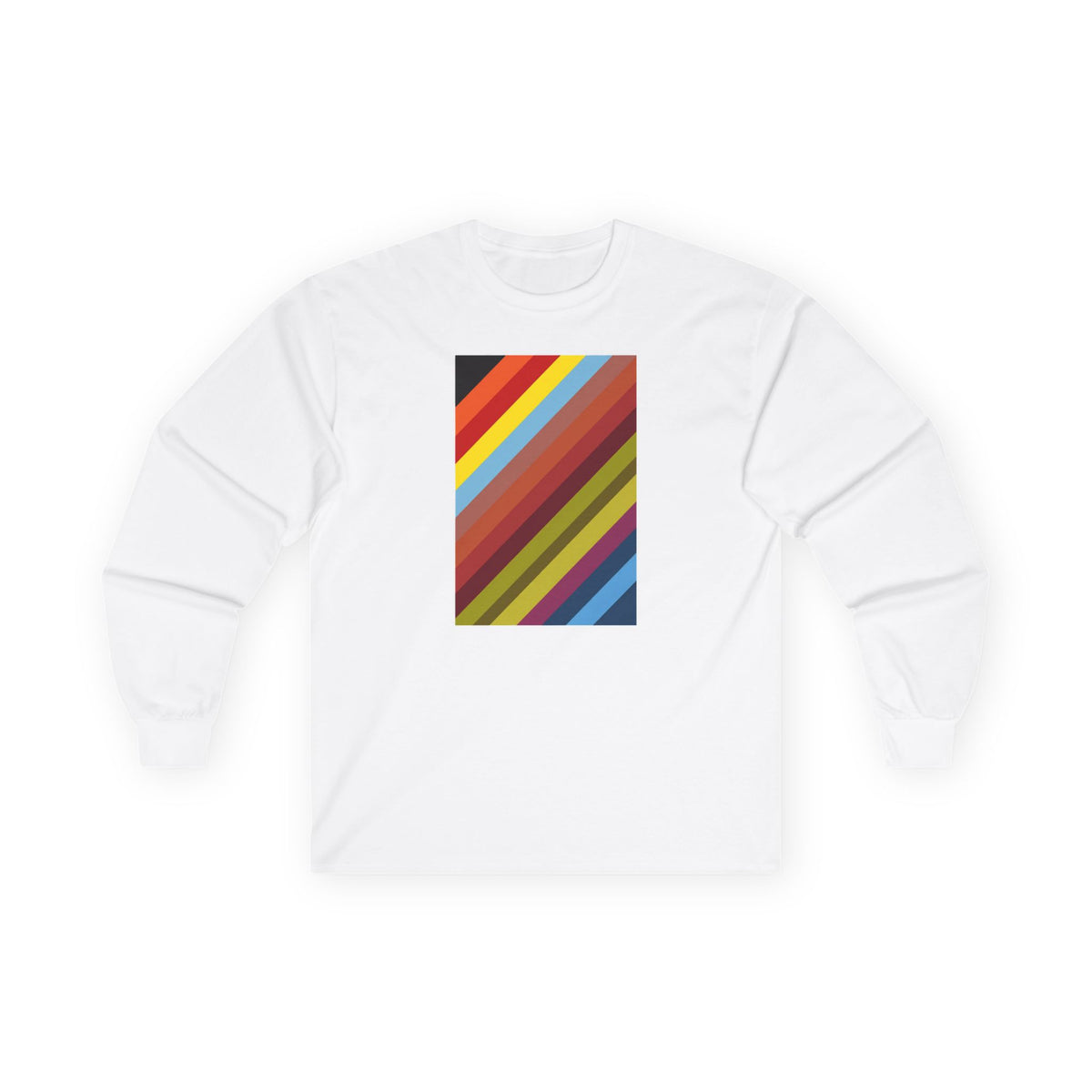 plate 340 long sleeve tee - White