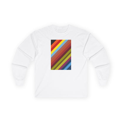 plate 340 long sleeve tee - White