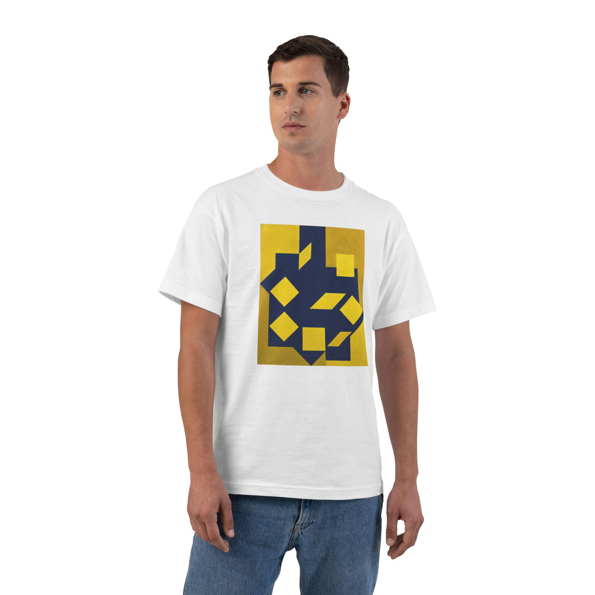 plate 350 beefy tee - White
