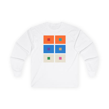 plate 267 long sleeve tee - White