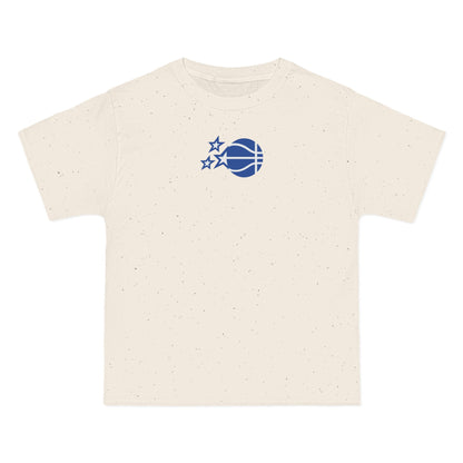 Orlando Basketball Heavyweight Tee — Natural, Royal & Off-White