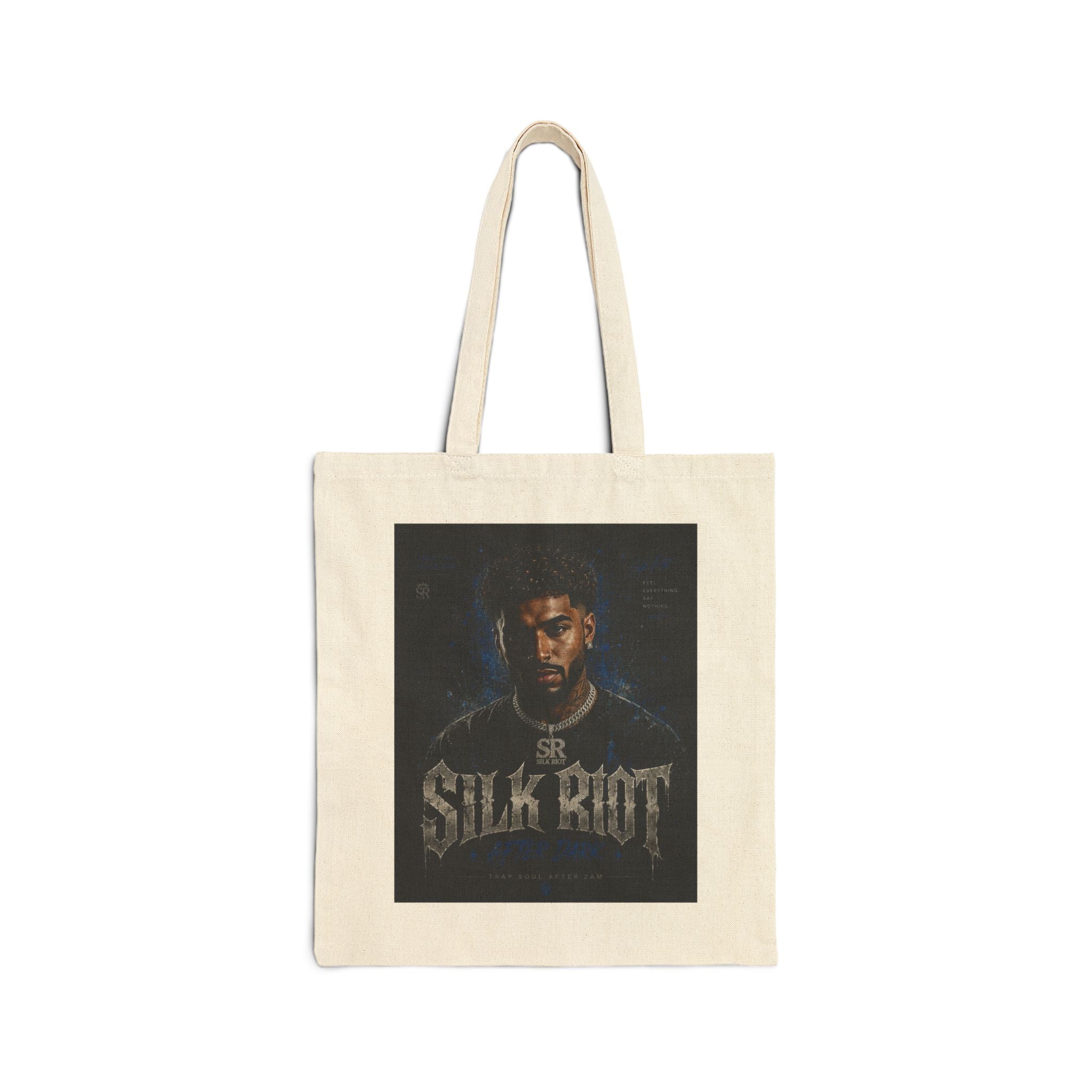 Silk Riot “After Dark” Cotton Canvas Tote