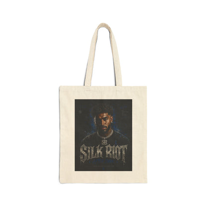 Silk Riot “After Dark” Cotton Canvas Tote