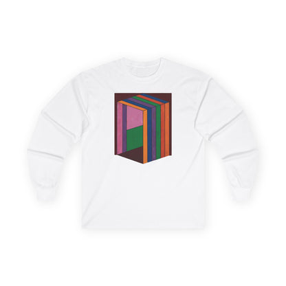 plate 435 long sleeve tee - White