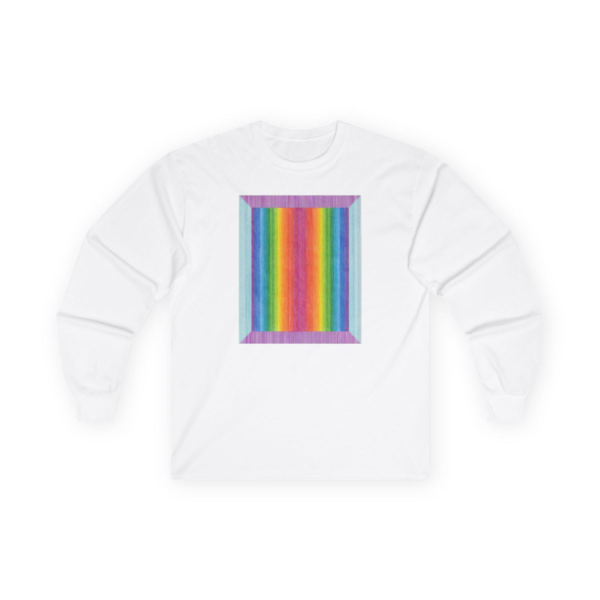 plate 284 long sleeve tee - White