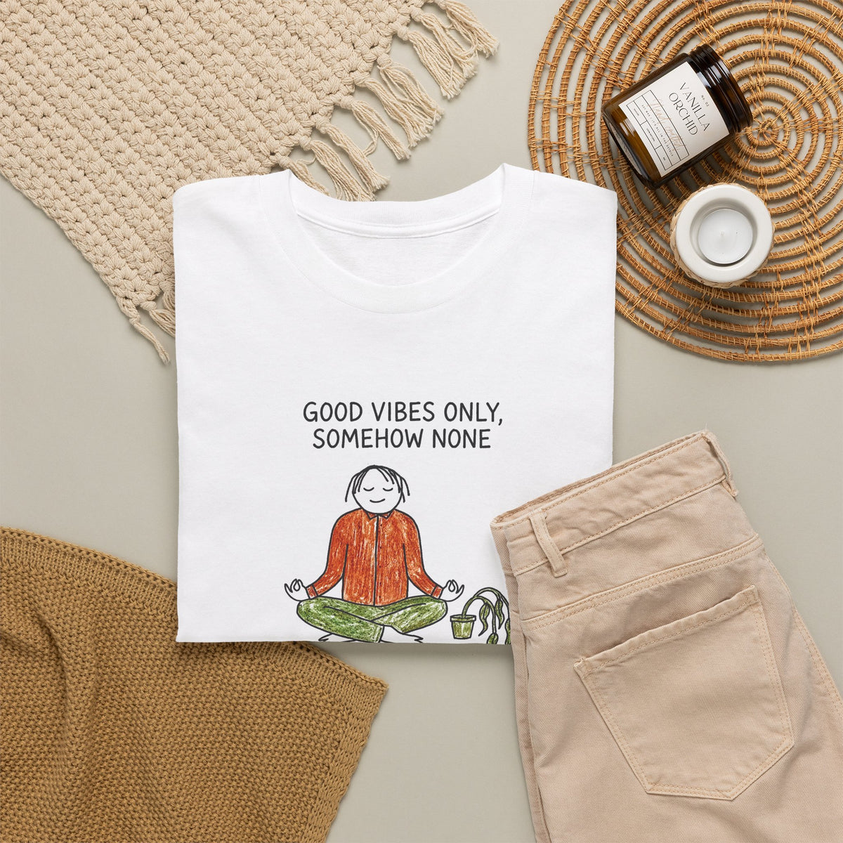 No Vibes tee by doodledude