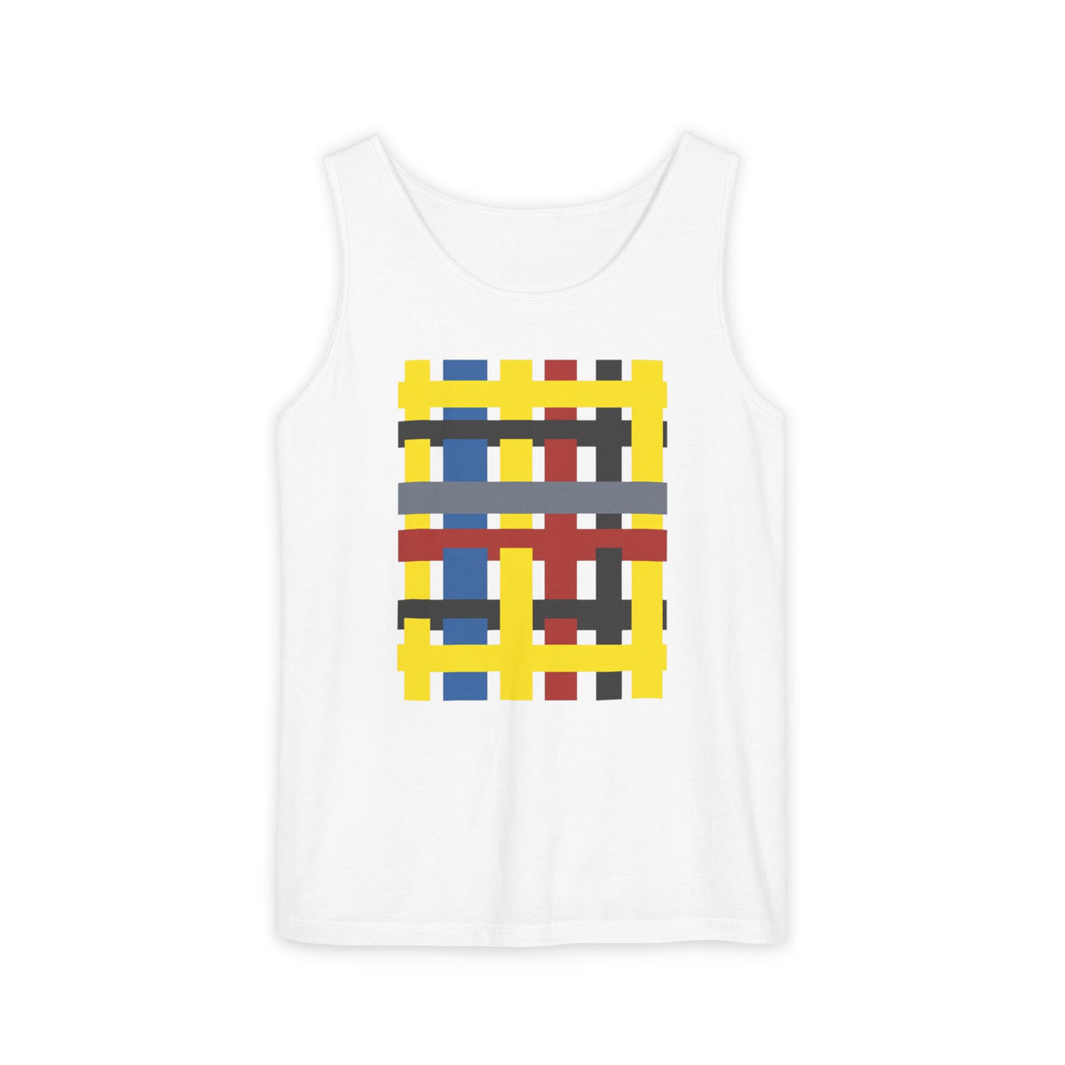 plate 136 tank - White
