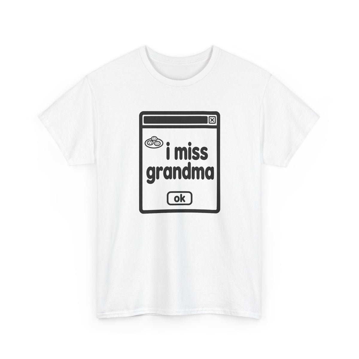 i miss grandma error tee - White by lonelyboi