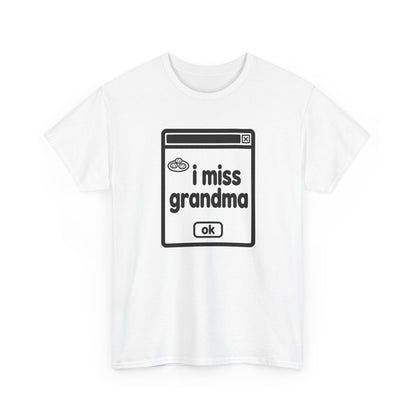 i miss grandma error tee - White