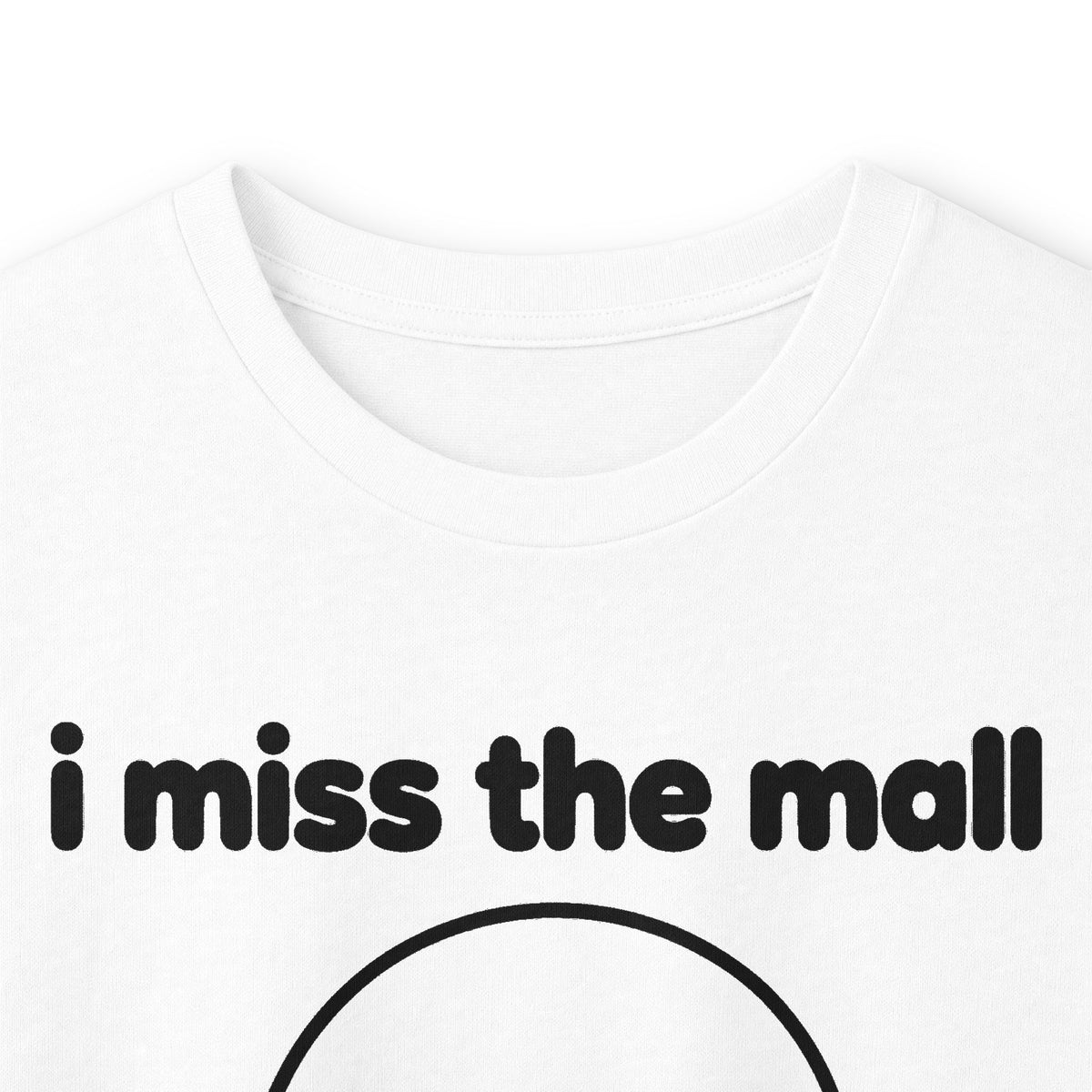 i miss the mall long sleeve tee - White