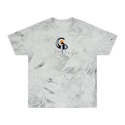 Colorado Baseball Tie-Dye Tee — Smoke, Black, Grey & Orange