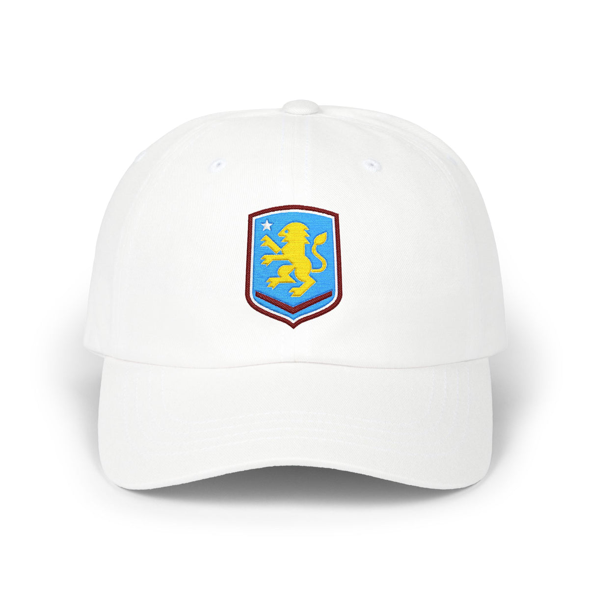 Birmingham Soccer Dad Cap — Embroidered, Aqua, Gold & Maroon