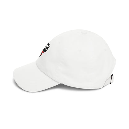 Washington, D.C. Soccer Dad Cap — Embroidered, Black & Red