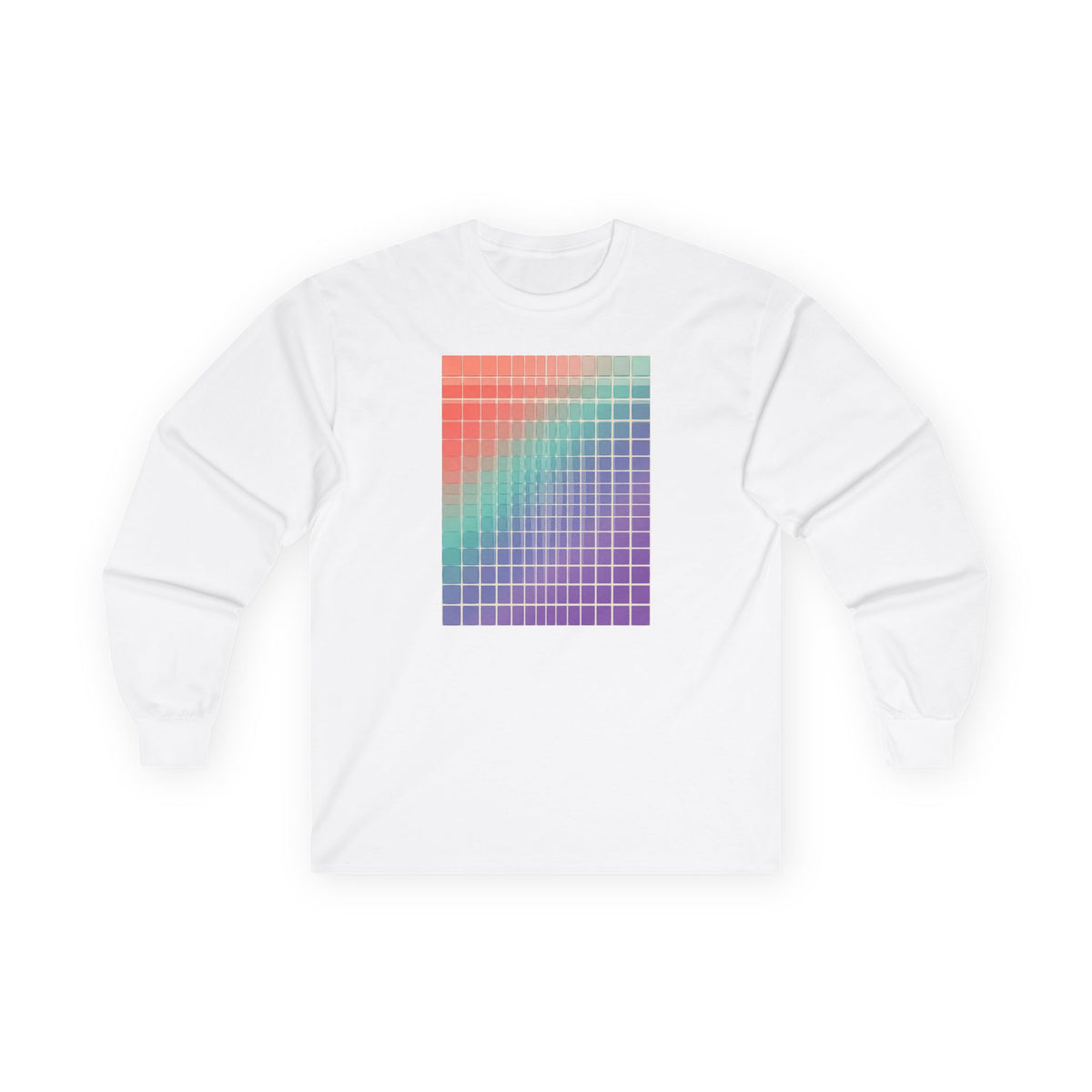 plate 474 long sleeve tee - White