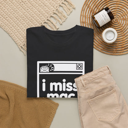 i miss mac error tee - Black