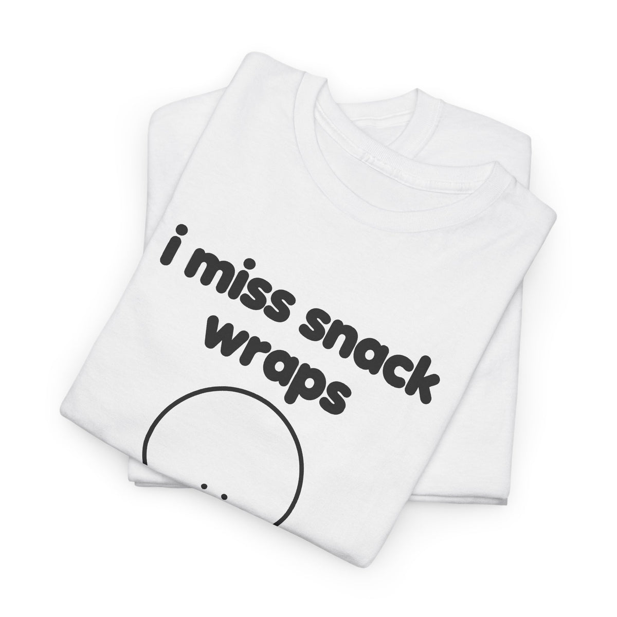 i miss snack wraps tee - White