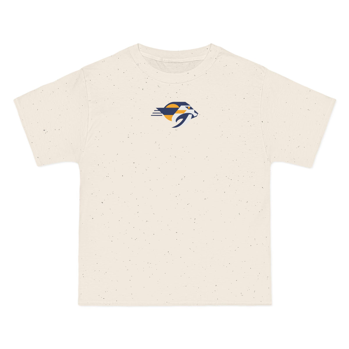 Nashville Hockey Heavyweight Tee — Natural, Navy, White & Gold