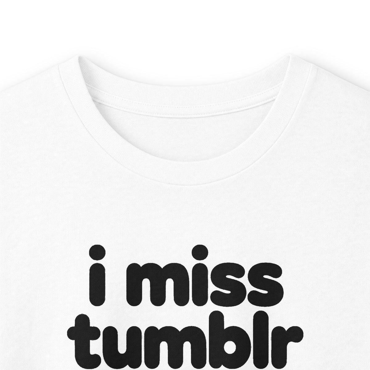 i miss tumblr long sleeve tee - White