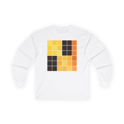 plate 214 long sleeve tee - White