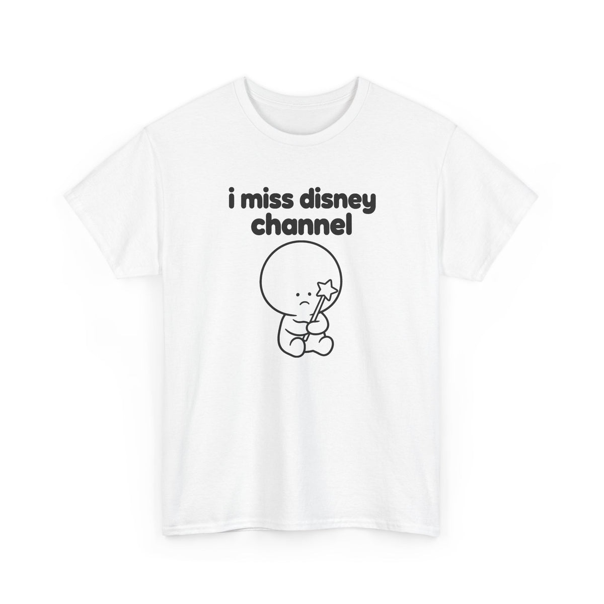 i miss disney channel tee - White