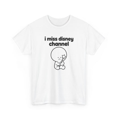 i miss disney channel tee - White