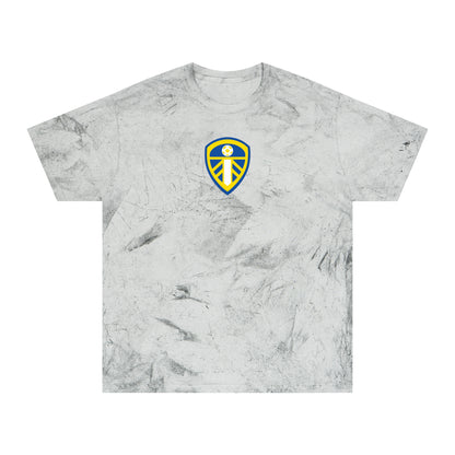 Leeds Soccer Tie-Dye Tee — Smoke, Royal, Gold & White