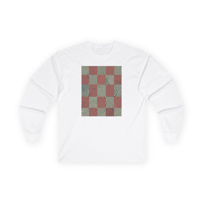 plate 363 long sleeve tee - White