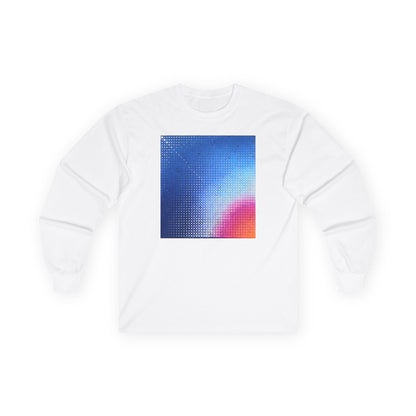 plate 154 long sleeve tee - White