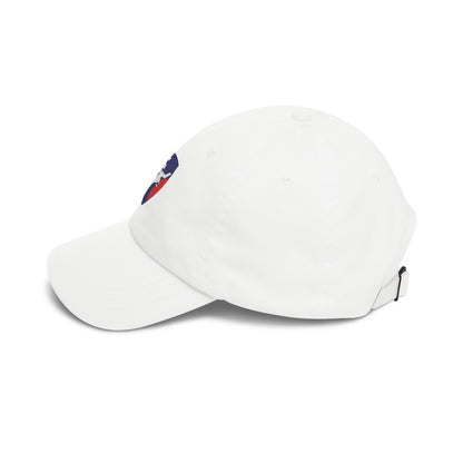 Dallas Soccer Dad Cap — Embroidered, Navy, White & Red