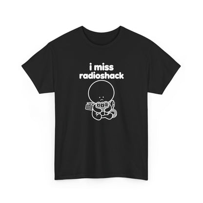 i miss radioshack tee - Black