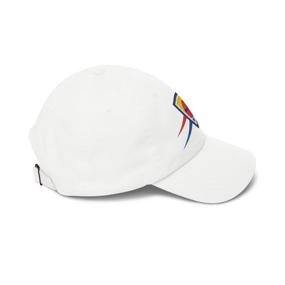 Oklahoma City Basketball Dad Cap — Embroidered, Navy, Red & White