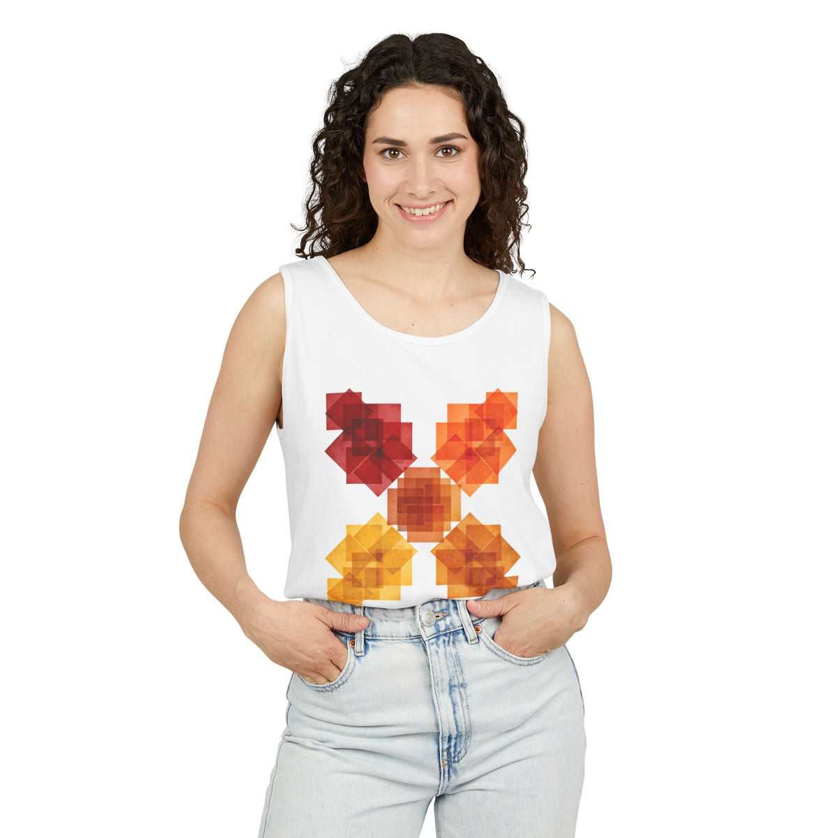 plate 244 tank - White