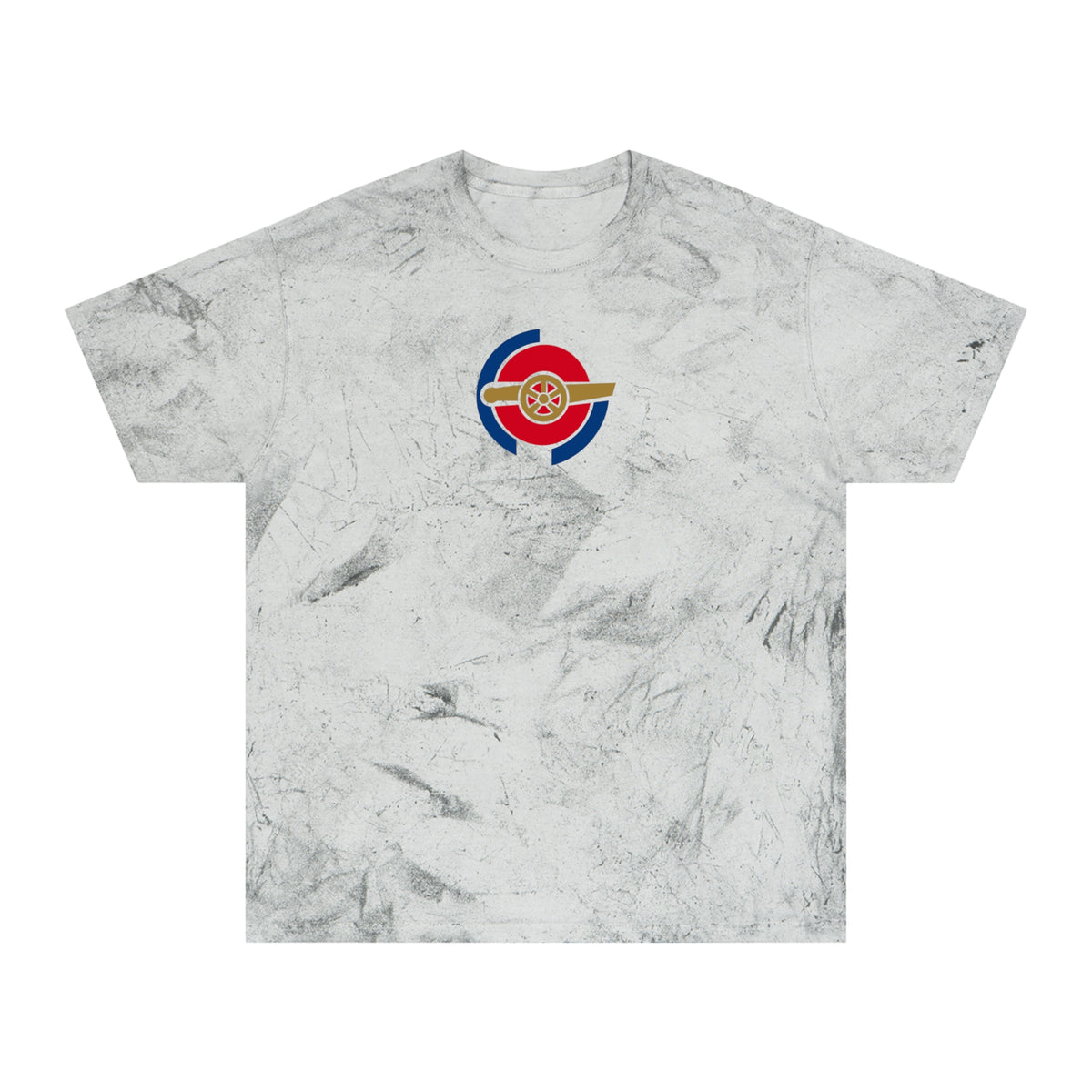 London Soccer Tie-Dye Tee — Smoke, Red, Navy & Old Gold