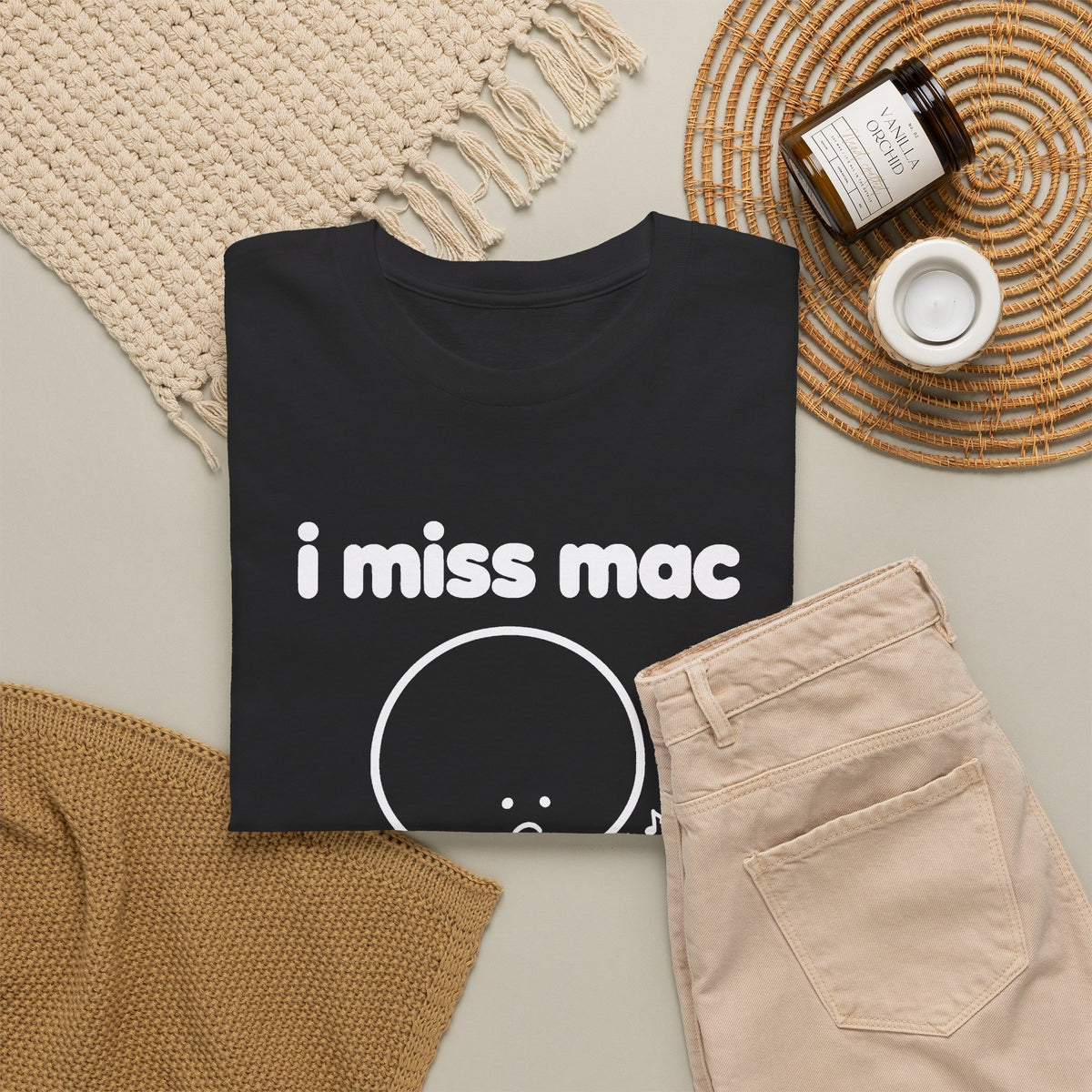 i miss mac tee - Black by lonelyboi