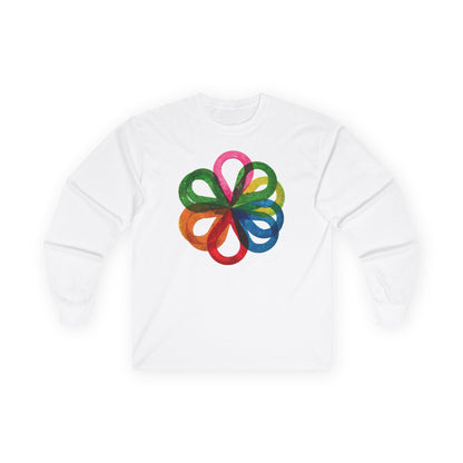 plate 246 long sleeve tee - White