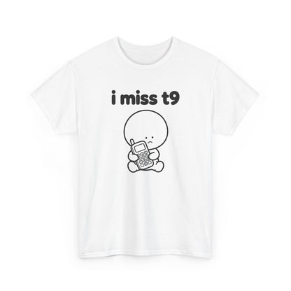 i miss t9 tee - White