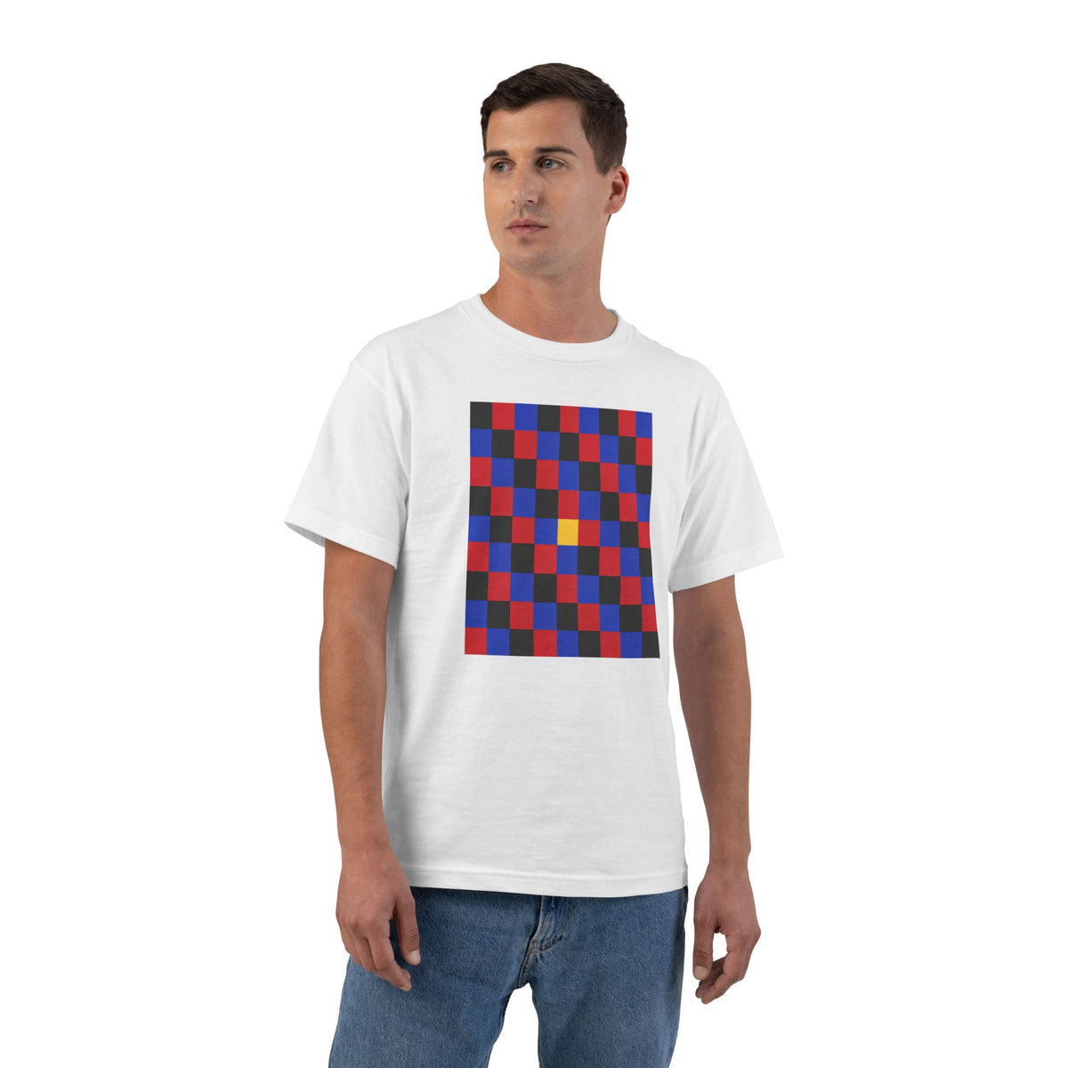 plate 417 beefy tee - White