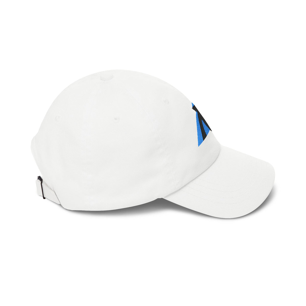Carolina Football Dad Cap — Embroidered, Black, Aqua & White