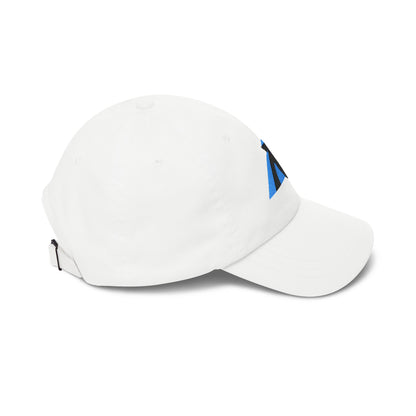 Carolina Football Dad Cap — Embroidered, Black, Aqua & White